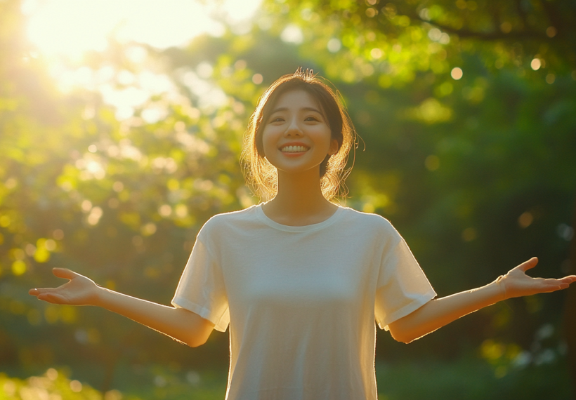 器の大きい女性のイメージ