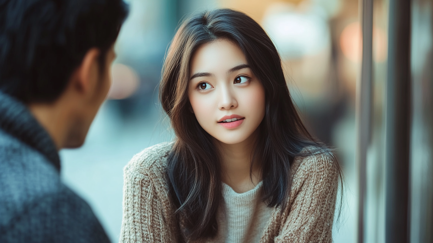 自信がなさげな女性