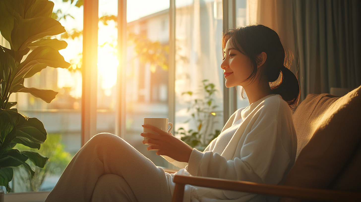 穏やかな女性のイメージ