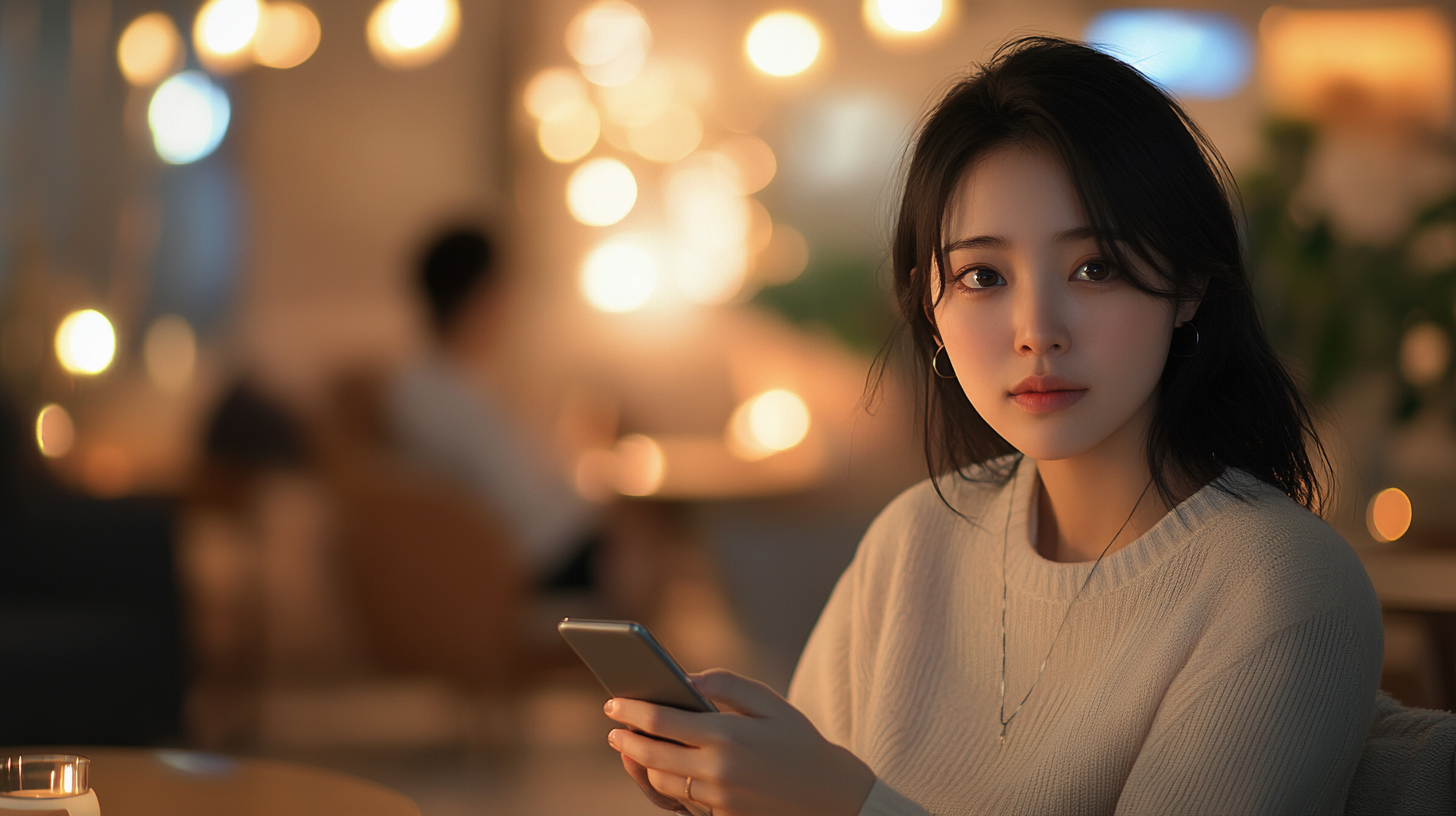 落ち着いた女性のイメージ