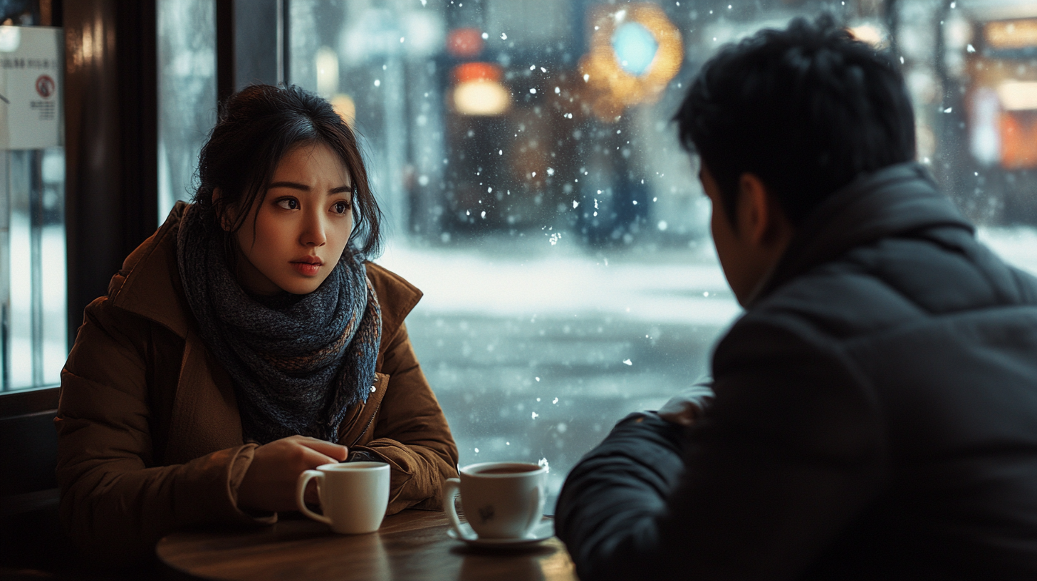 不安そうな女性のイメージ